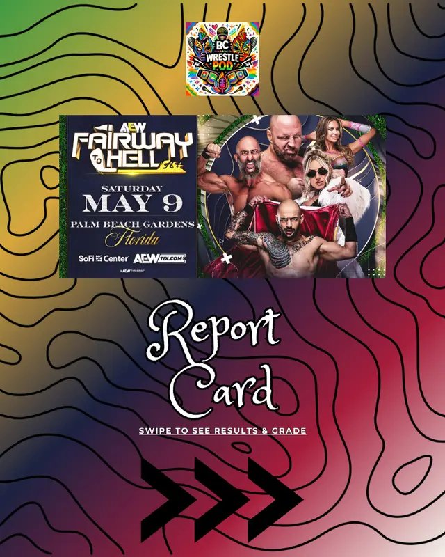 AEW Fairway to Hell went down Saturday on TBS! New National Champion, Takeshita swerving Okada & Darby's 4th title defense! Full report card 👇 📋 FULL RESULTS & MOMENTS: 🏆 AEW NATIONAL TITLE: MARK DAVIS def. JACK PERRY — NEW CHAMPION! Don Callis Family POWER PLAY! 🌟 Nick Wayne vignette 🎤 Jack Perry announces Stadium Stampede team: HIM, The Young Bucks, KENNY OMEGA & Chris Jericho! 🔥 🎤 Don Callis announces Mark Davis JOINS RICOCHET at Stadium Stampede! 😈 Divine Dominion (Bayne & Kross) def. Ruthie Slay & Rachel Lay 👑 DOUBLE OR NOTHING: Thekla defends Women's Title in a FOUR-WAY vs Hayter, Statlander & Shida! 🔄 SWERVE: Don Callis says KONOSUKE TAKESHITA — NOT OKADA — challenges for the WORLD TITLE on Dynamite! 😱 Andrade was RIGHT to question Callis! 🌟 Kyle O'Reilly vignette 🤼 Mike Bailey def. Kiran Grey 🎤 Kevin Knight: 