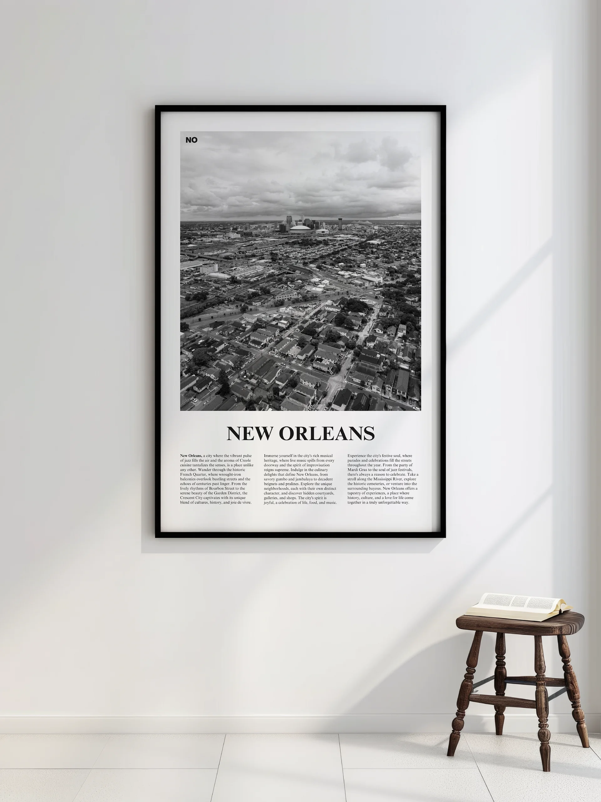 New Orleans 01 Newspaper Poster | Framed product image (3)