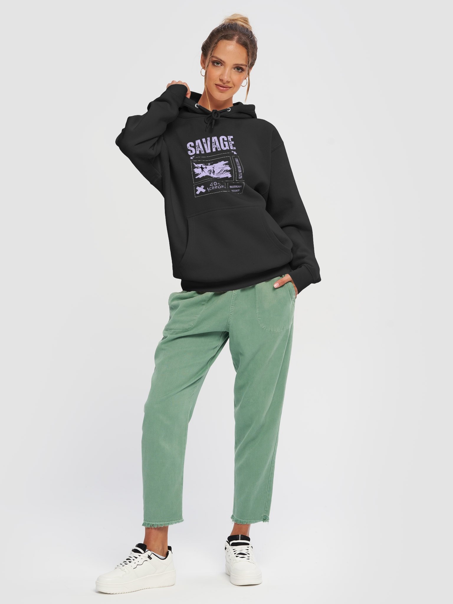 Savage Sweat Shirt Purple product image (5)