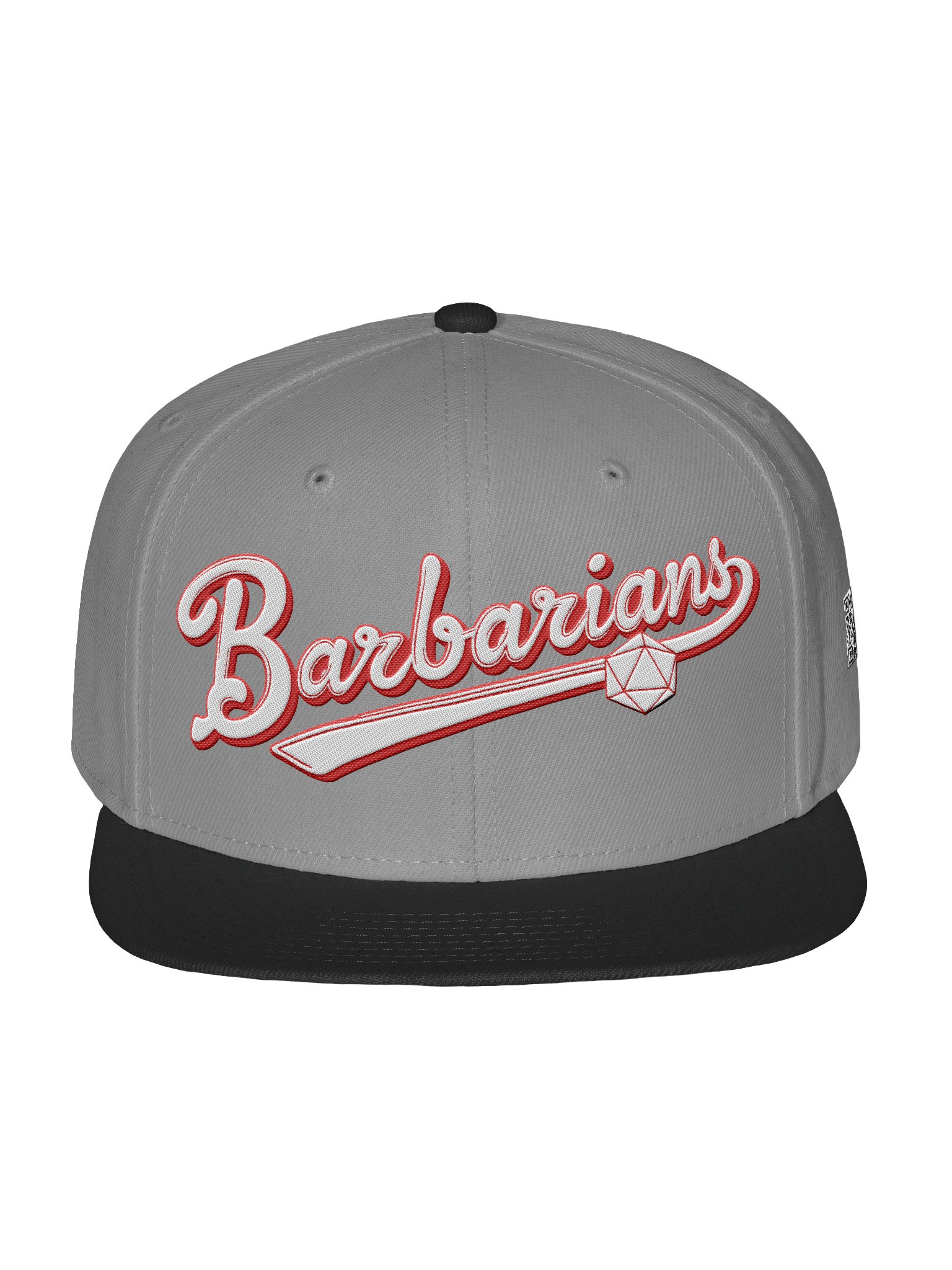 "Barbarians" Vintage Athletic Snapback Cap - Otto Wool Blend product image (3)