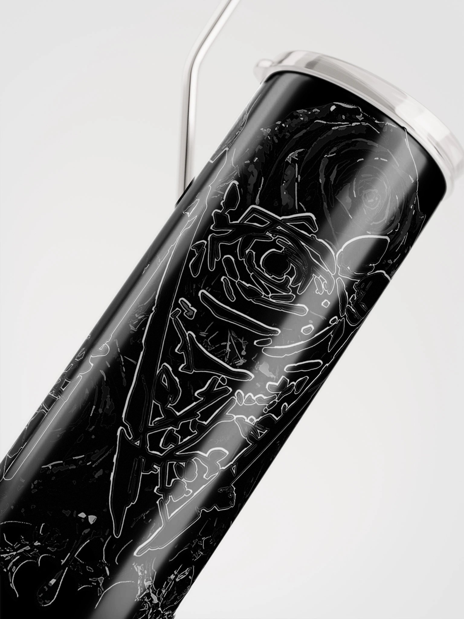 THE DIRE MANOR® — OBSIDIAN ROSE TUMBLER product image (4)
