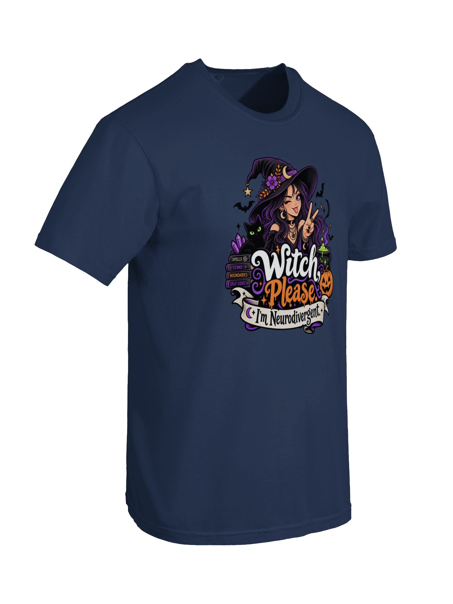 Witch Please, I’m Neurodivergent | Funny Halloween T-Shirt product image (82)