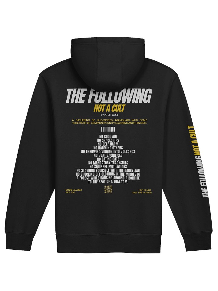 The Following Full Zip Hoodie Black product image (1)