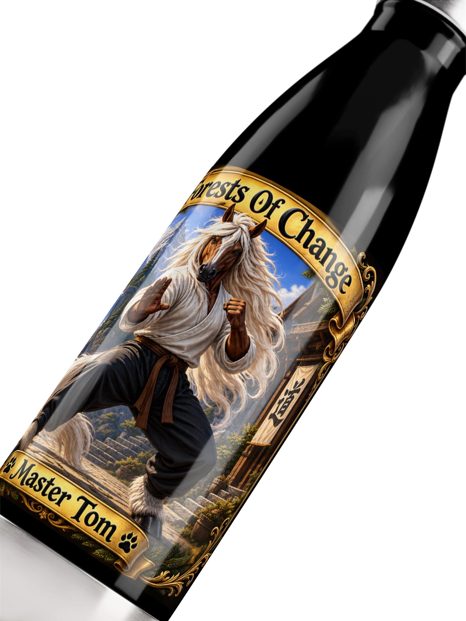 Master Tom Fights Water Bottle. product image (5)