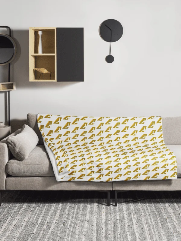 Economy-Class Flight Blanket - James Warren-Oliver Two-Tone Gold Tailfin product image (3)