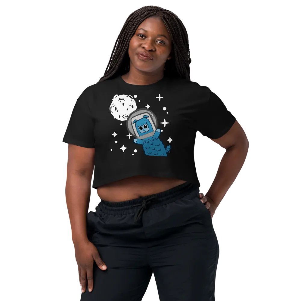Llamanaut Crop Top product image (2)