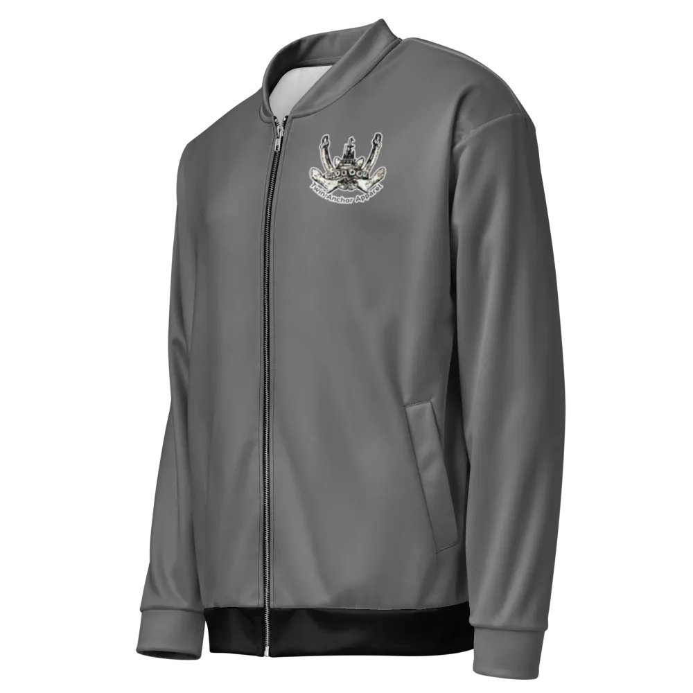 Foss Tugboat Sketch Gray Bomber Jacket product image (4)