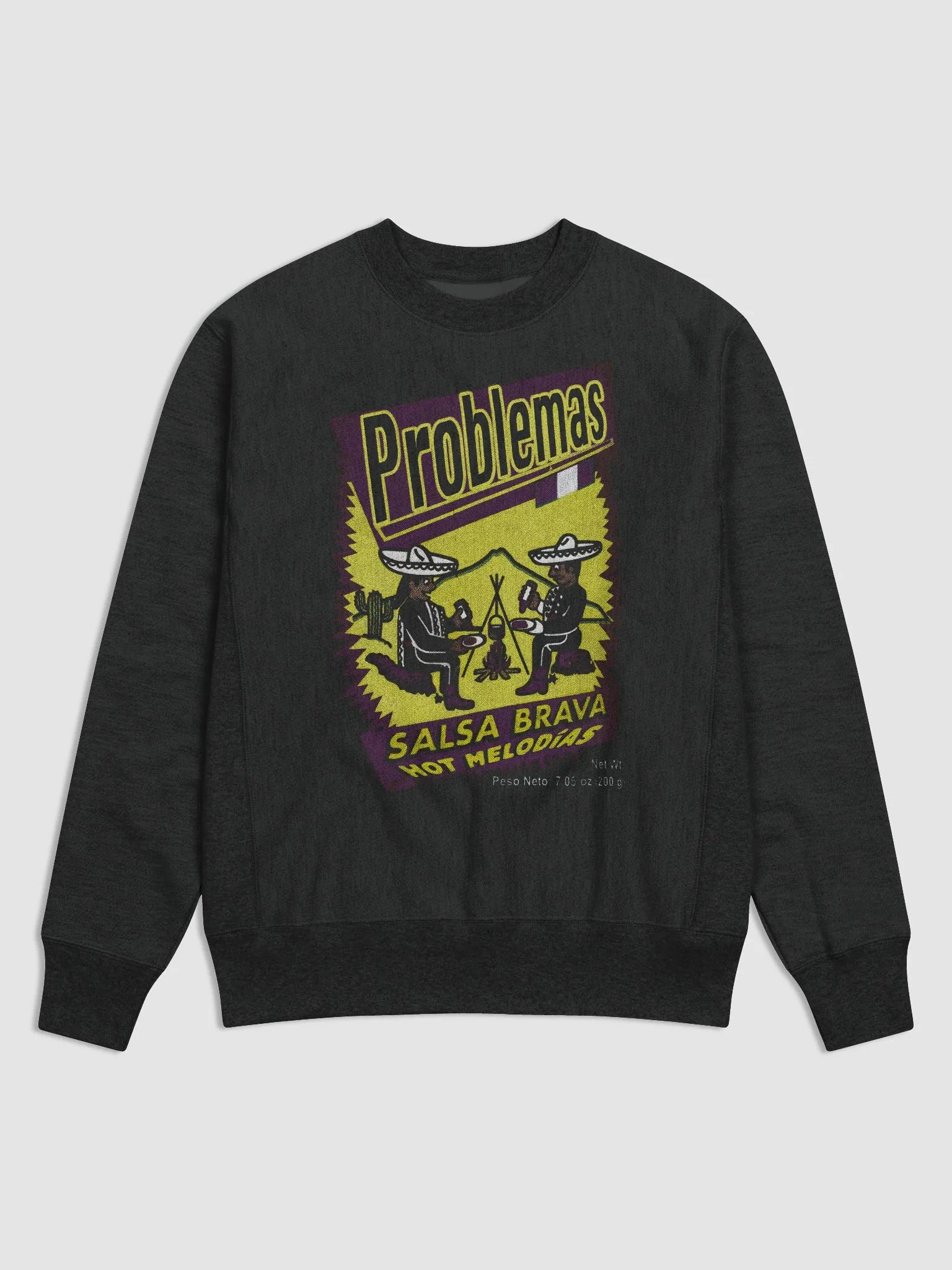 problemas salsa brava champion crew sweatshirt the coziest shit ever product image (5)