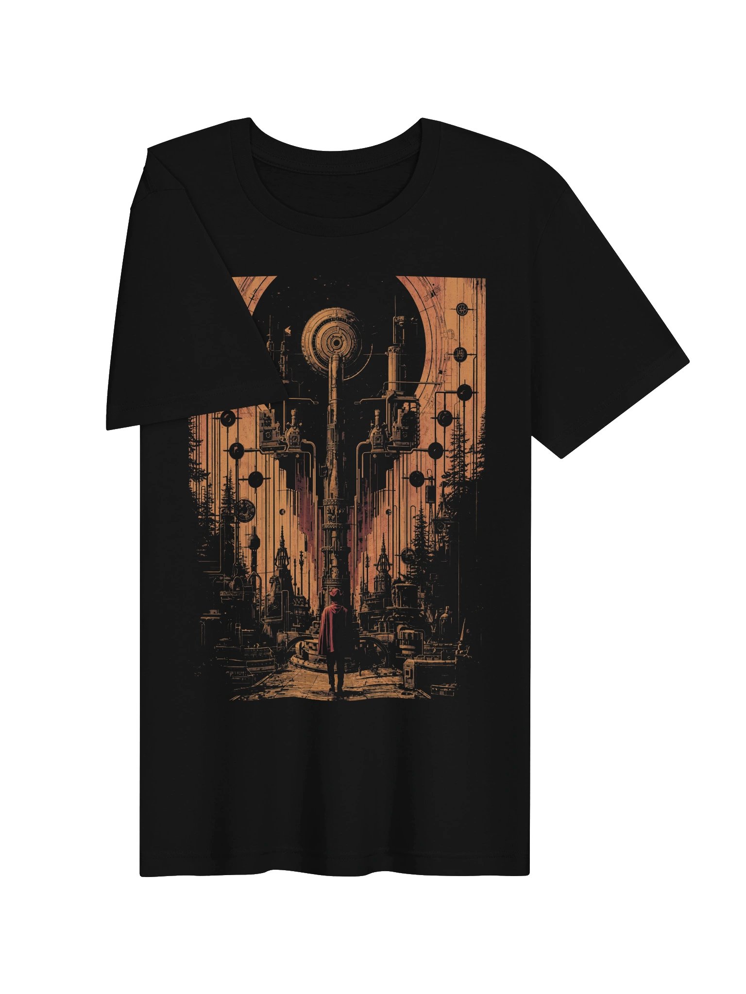 Red Cloak Machine Watcher Lightweight T-Shirt product image (3)