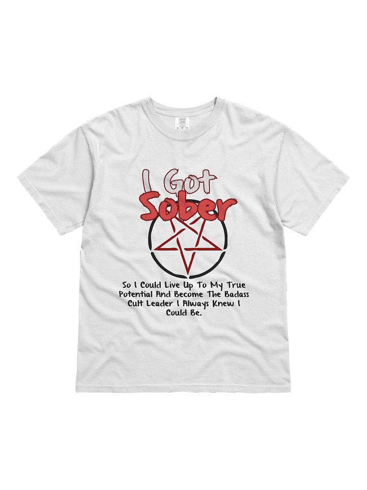 I Got Sober To Be A Cult Leader T-Shirt product image (1)