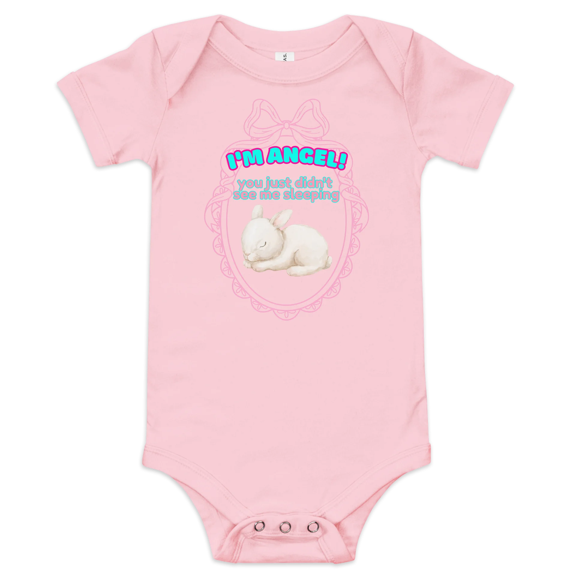 I'M ANGEL! you just didn't see me sleeping🩷Super Soft🪽Onesie🩷 product image (2)