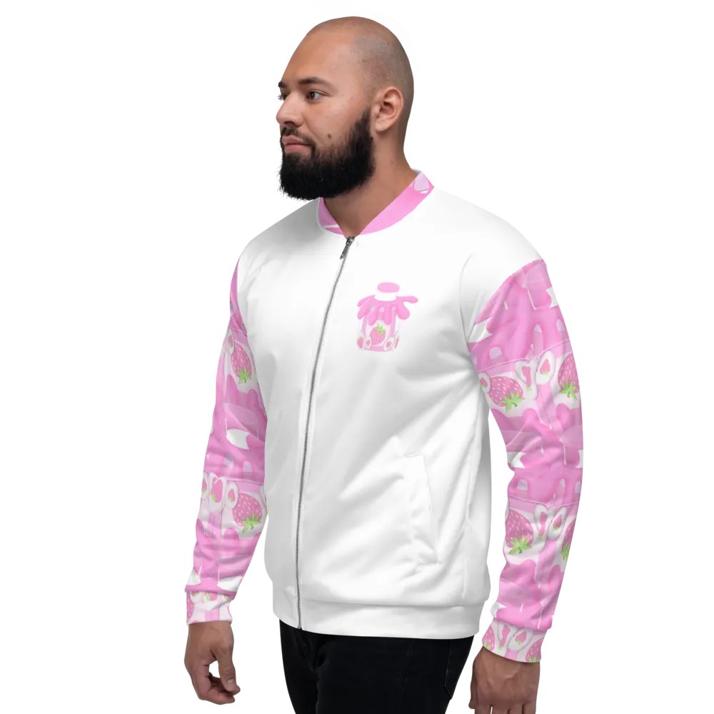 Strawberry Milk Bomber Jacket product image (6)