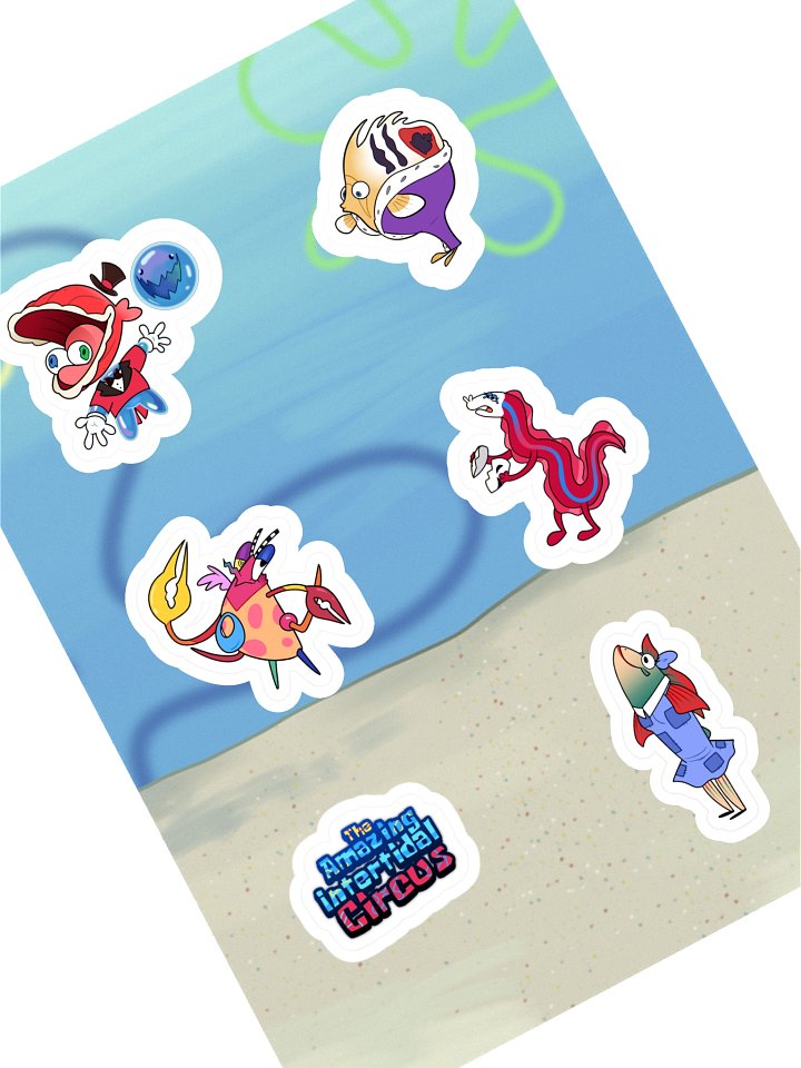 The Amazing Intertidal Circus - Sticker Sheet #1 product image (1)
