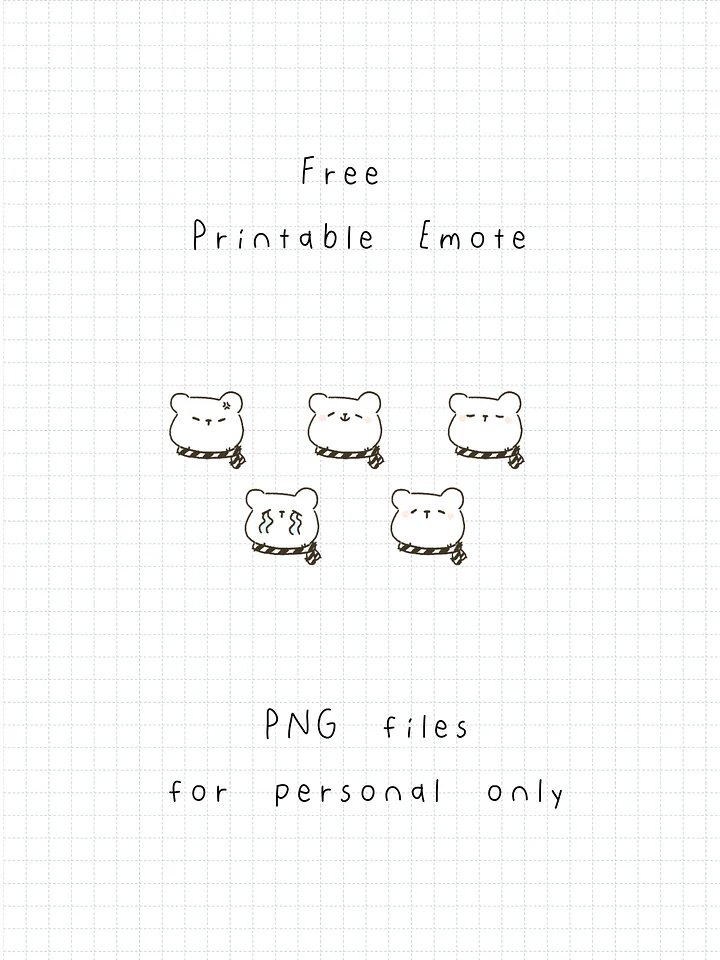 Free Printable Emote product image (1)