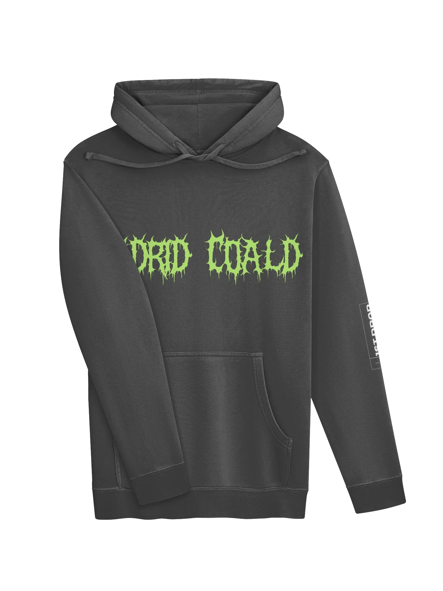 Indrid Coald Neon Green Slate Hoodie — view 3