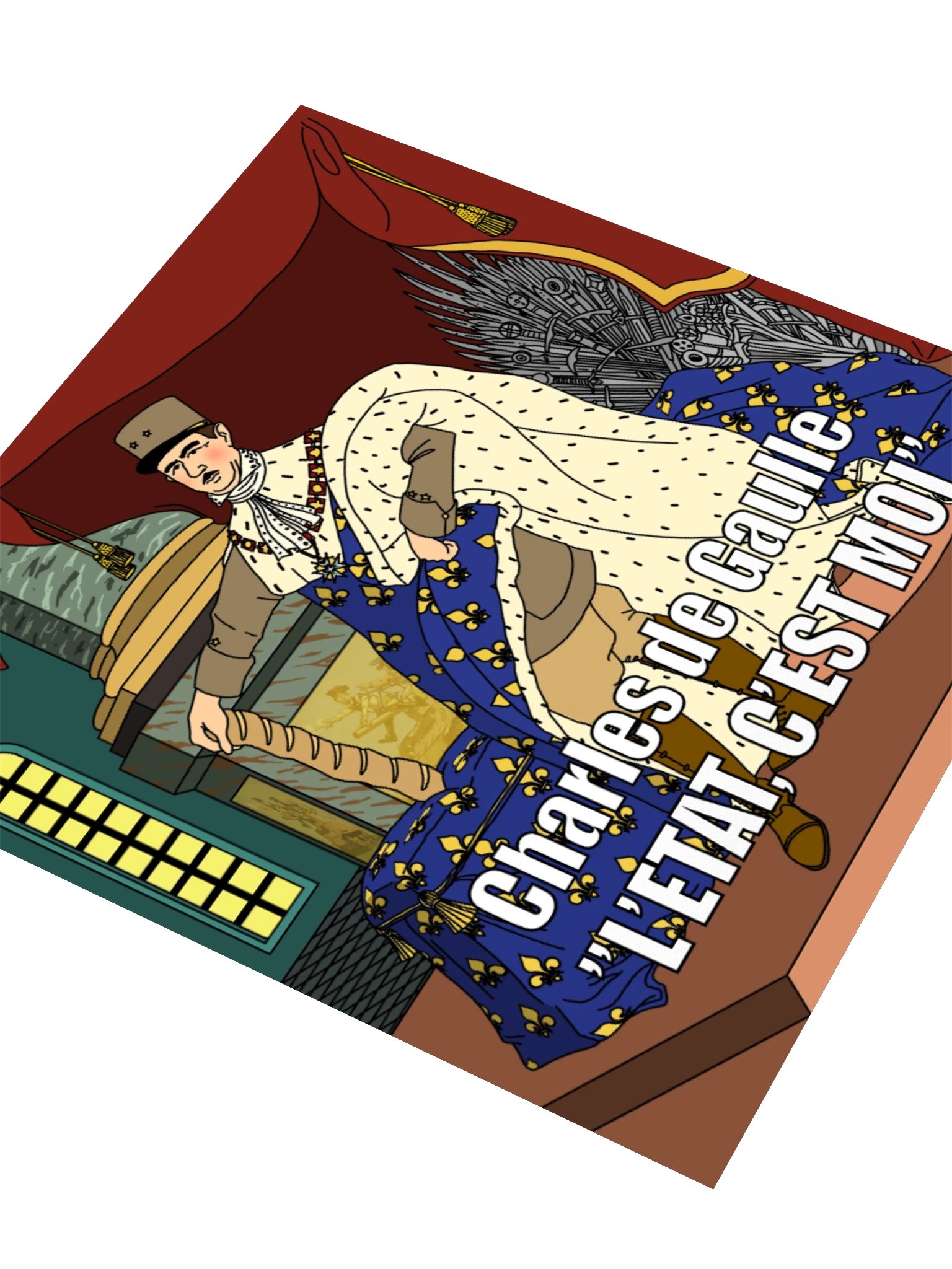 L'etat c'est moi - Charles De Gaulle (Sticker) product image (3)