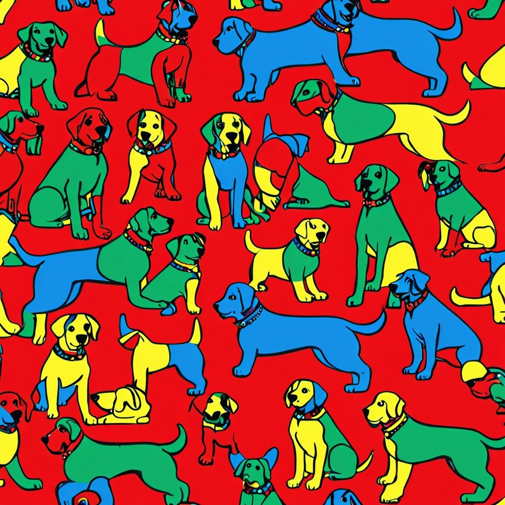 A Kaleidoscope Of Canine Patterns product image (4)