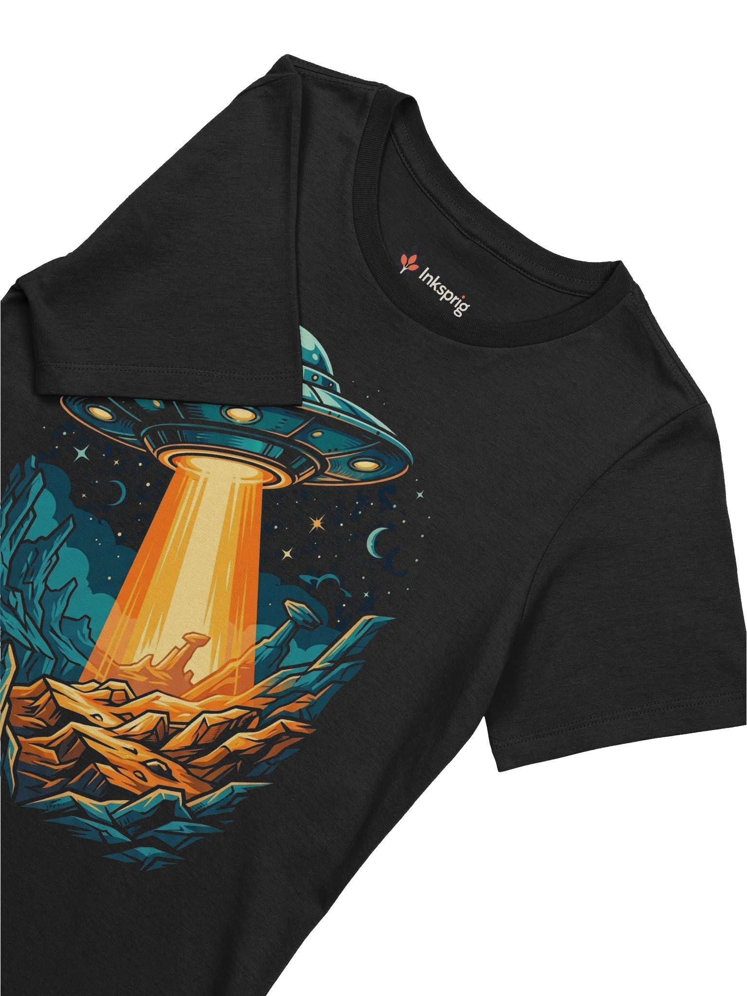 Orange Beam UFO Relaxed Tee product image (34)