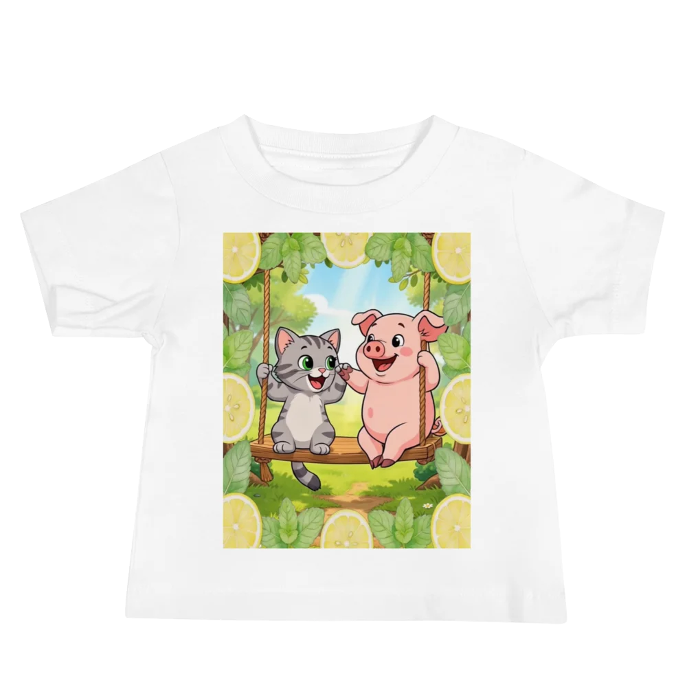 Kitten & Pig Lemon Swing Baby Tee product image (2)