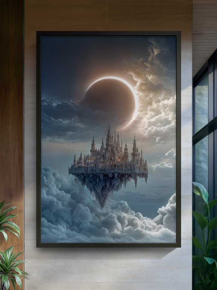 The Eclipse Citadel – Framed Poster product image (1)
