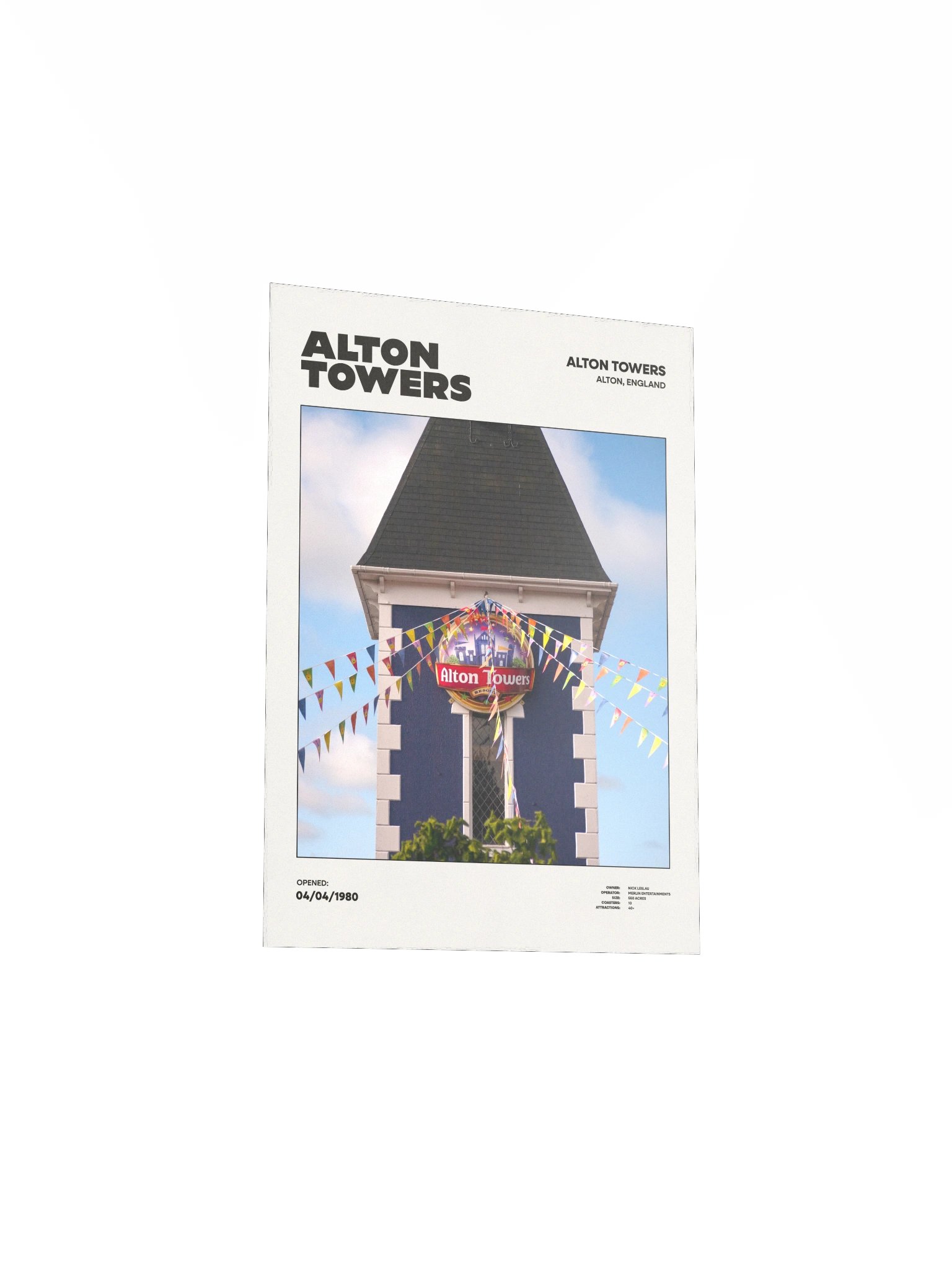 Alton Towers Premium Poster product image (3)