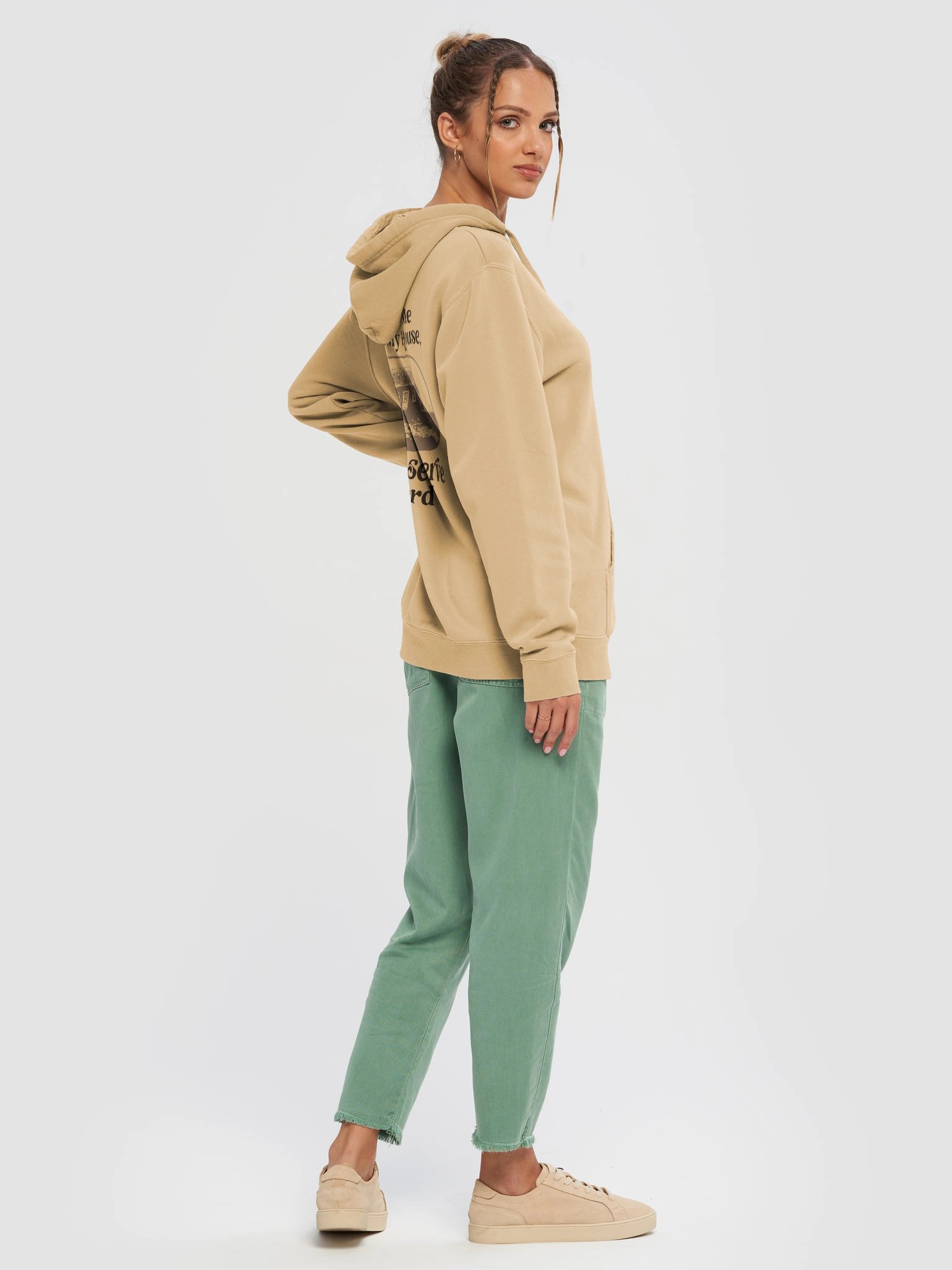 As For Me And My House Pigment Dyed Hoodie product image (4)