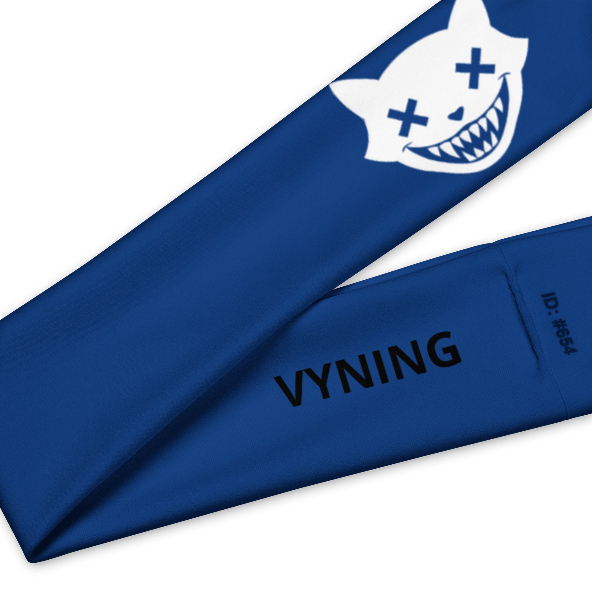 DARK BLUE VYNING DEVIL KITTY HEADBAND product image (3)