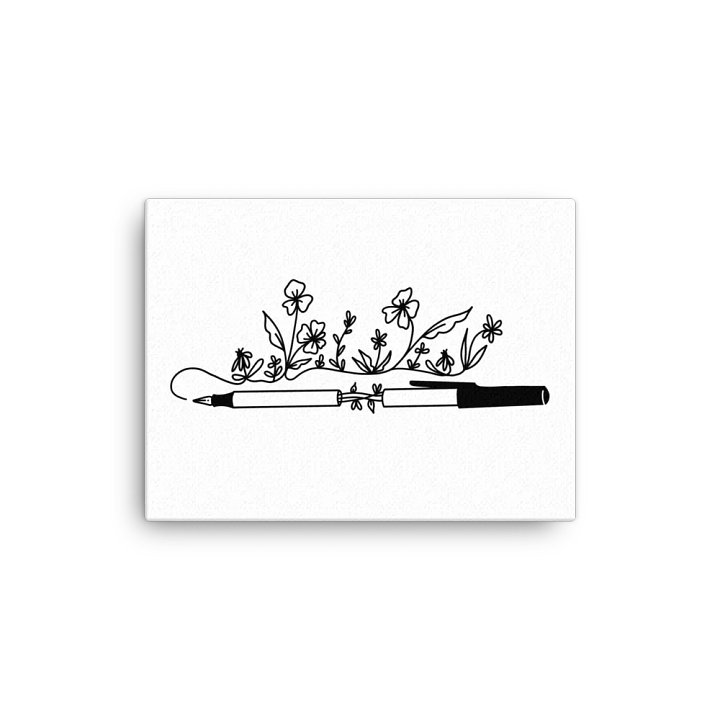 Free Writing Fine Art Canvas product image (1)