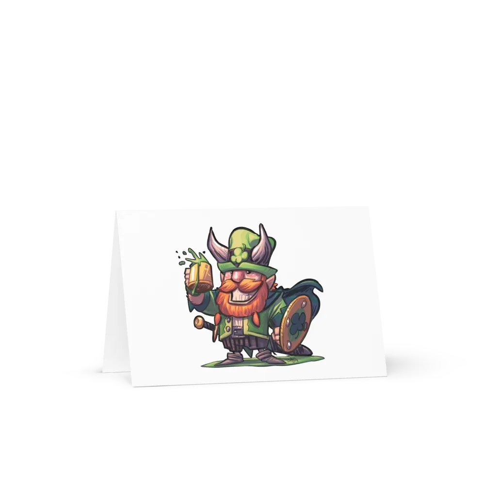 St. Paddy viking greeting card product image (19)