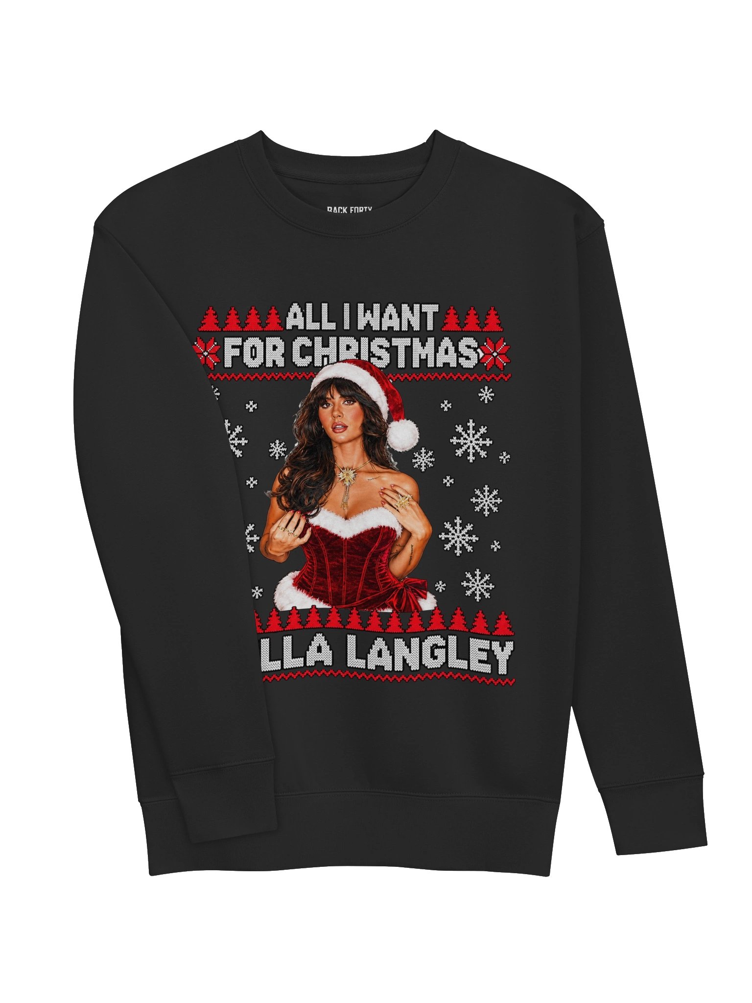 All I Want for Christmas Is Ella Langley™ Unisex Sweatshirt - Ugly Sweater Edition product image (3)