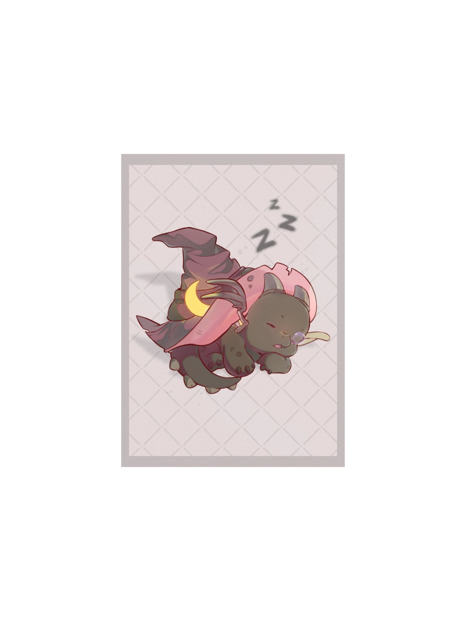 A Dragon's Slumber Mini Print product image (1)