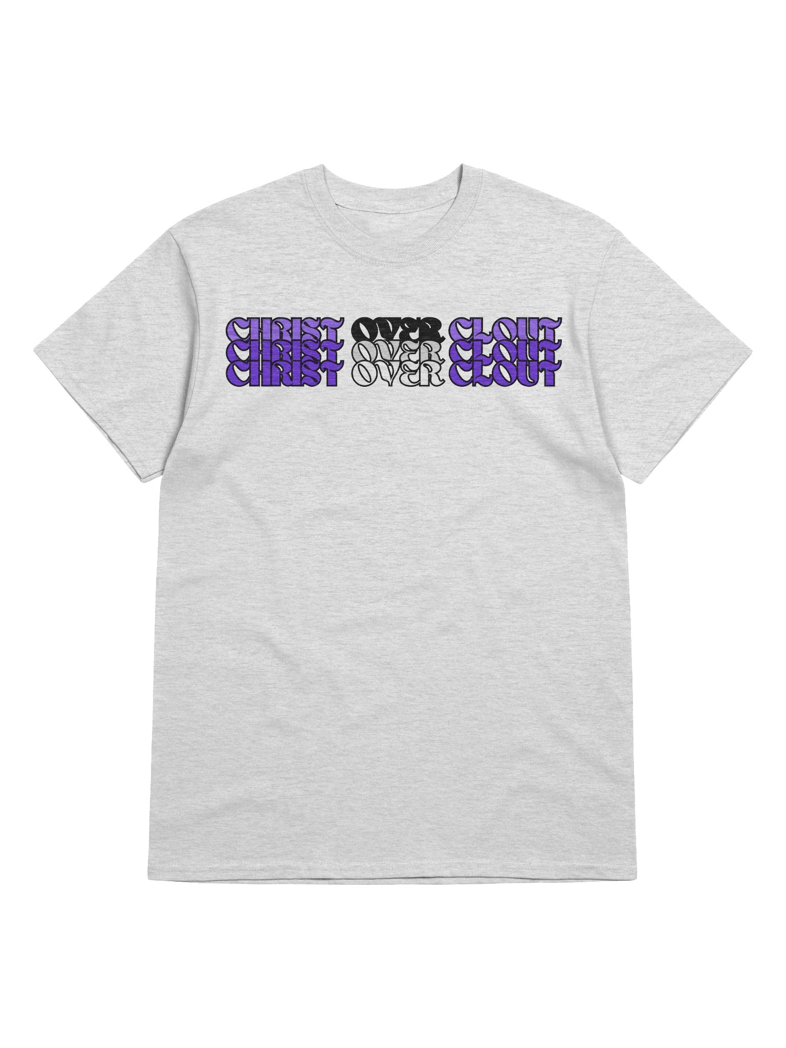 Christ Over Clout Christian T Shirt Faith Based Apparel Bold Kingdom Statement Christian Clothing product image (5)