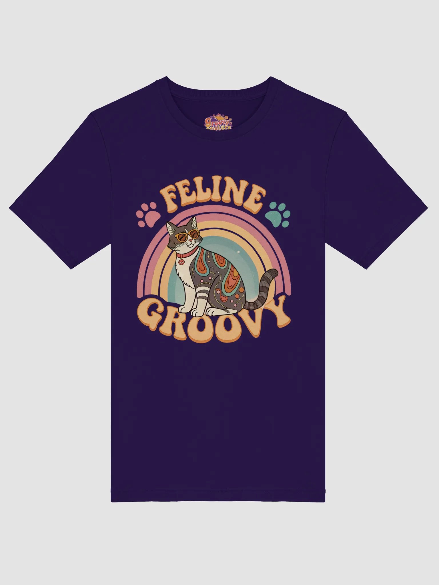 Feline Groovy Psychedelic T-Shirt product image (3)