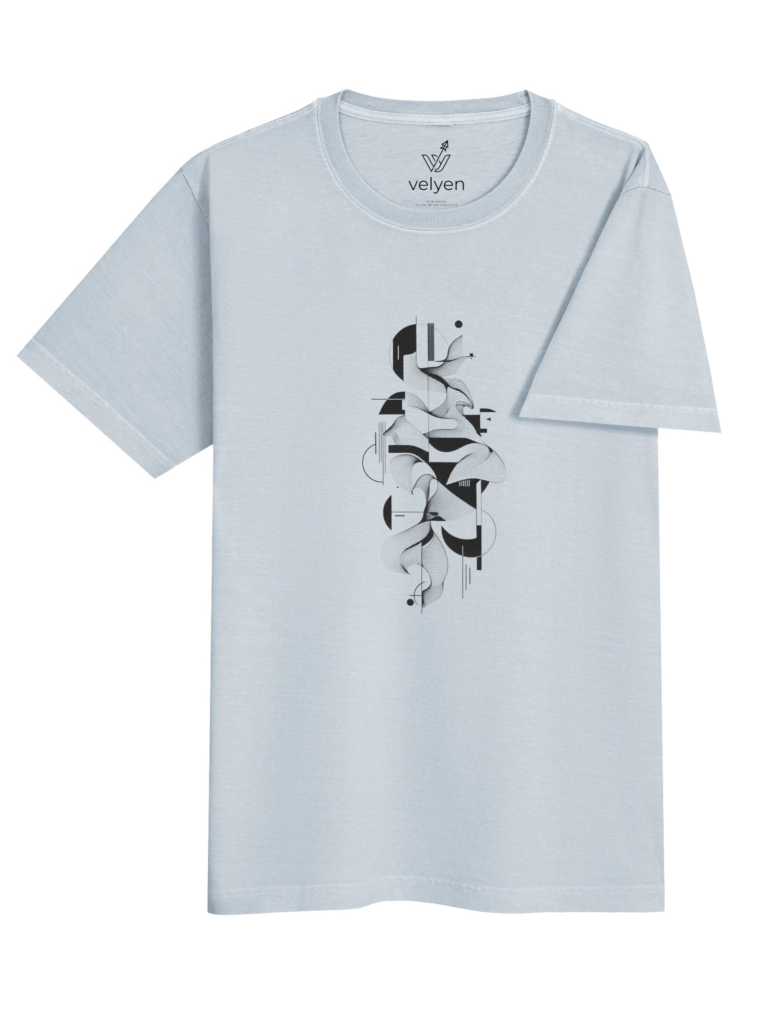 Velyen Sculpted Lines Unisex Heavyweight Tee product image (4)