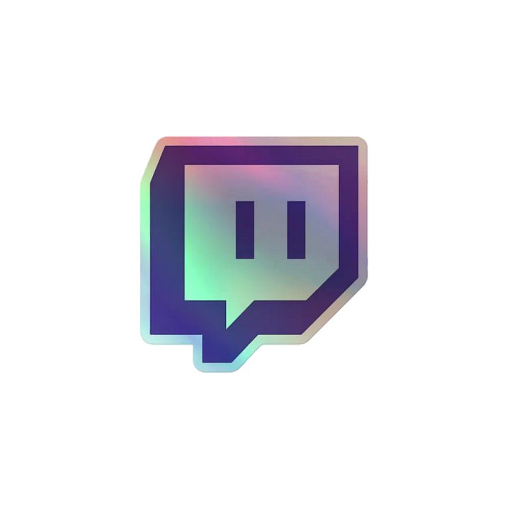 STICKER DEL LOGO DE TWITCH product image (1)