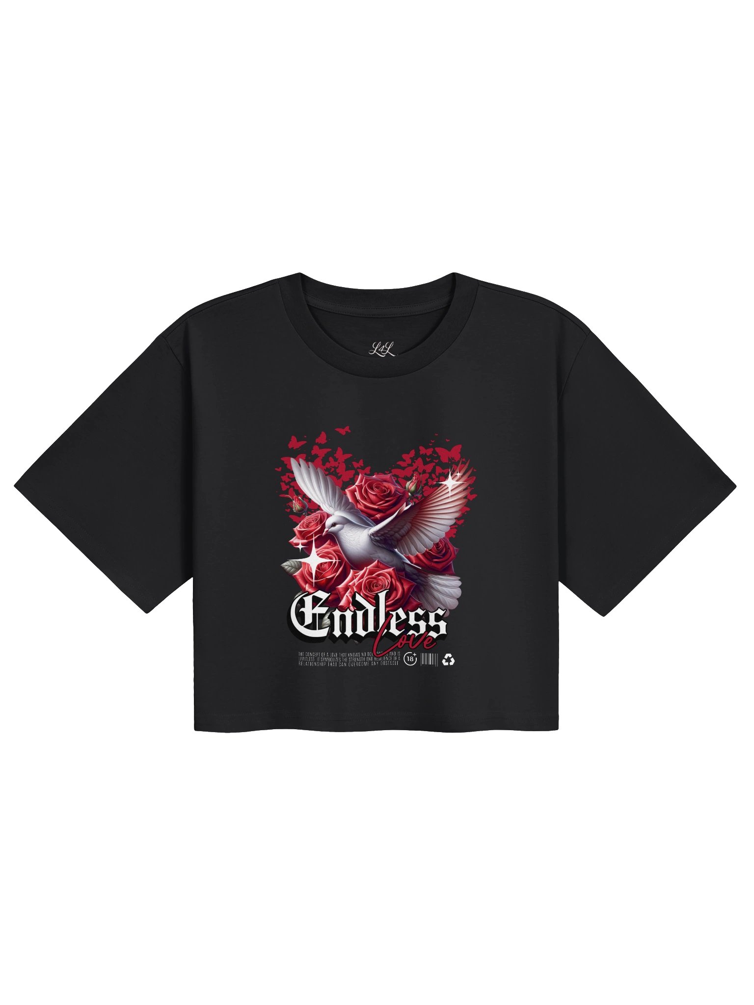 L4L Legacy Apparel "Endless Love" Cropped Tee product image (1)