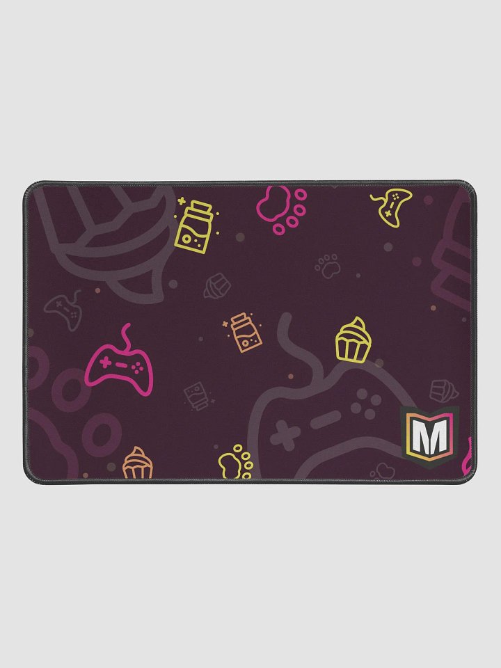 The 'Delicious Items' Desk Mat size S - Dark product image (1)