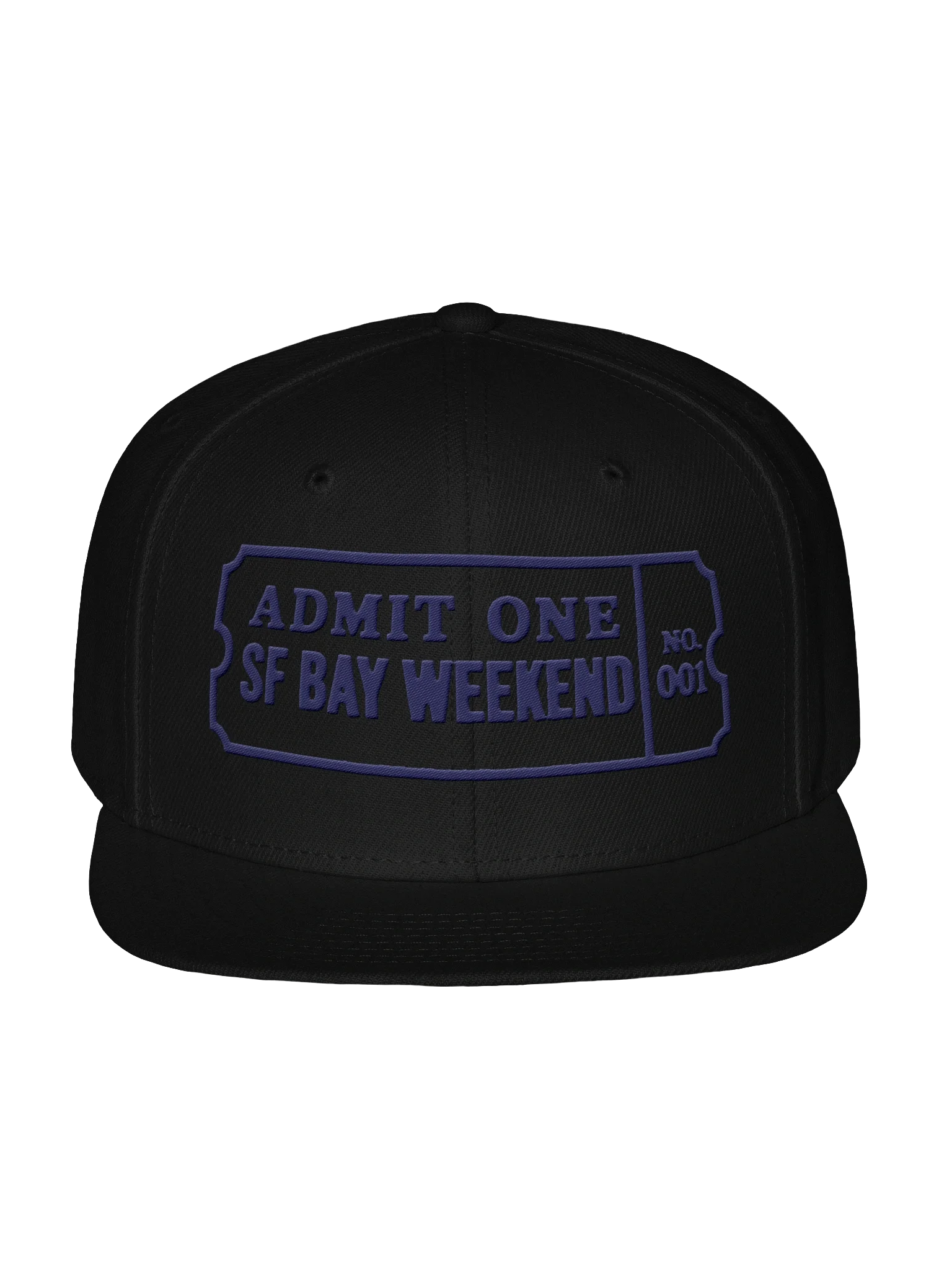 SF Bay Weekend Admit One No. 001 Snapback Cap