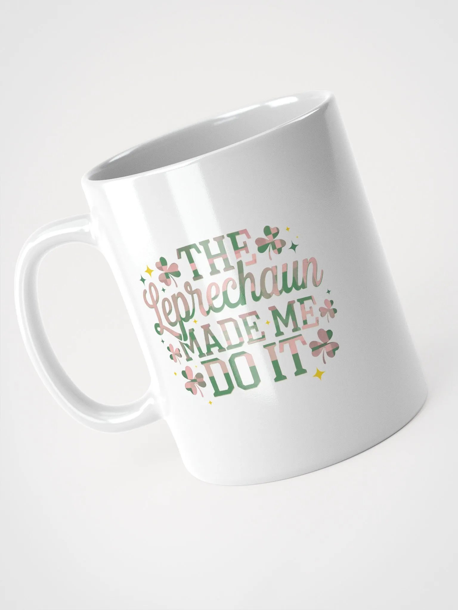 Leprechaun Made Me Do It Mug product image (2)