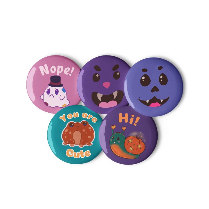 Halloween Button Badges product image (3)