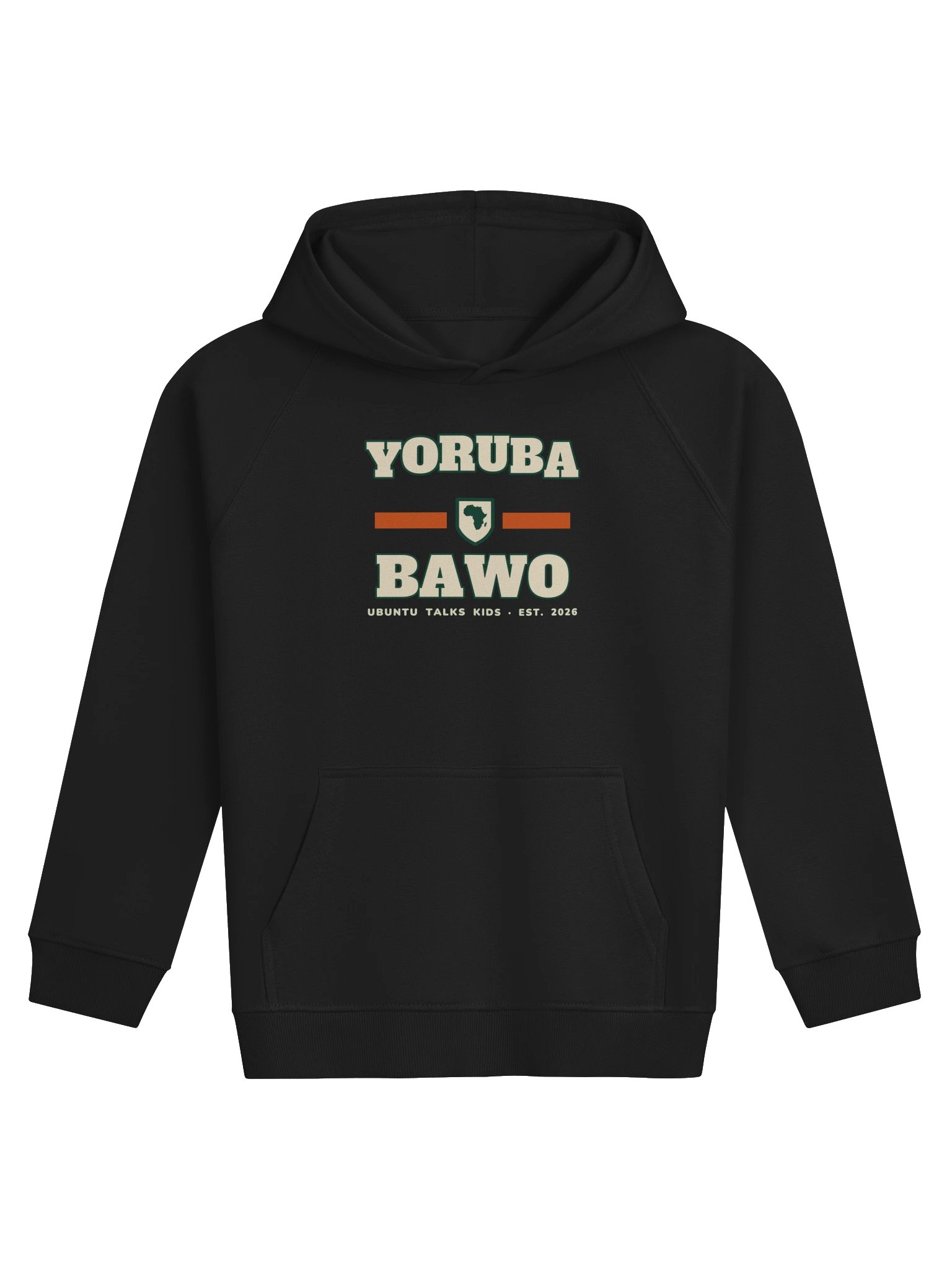 Little Language Club — BAWO | Yoruba Kids Eco Hoodie product image (1)