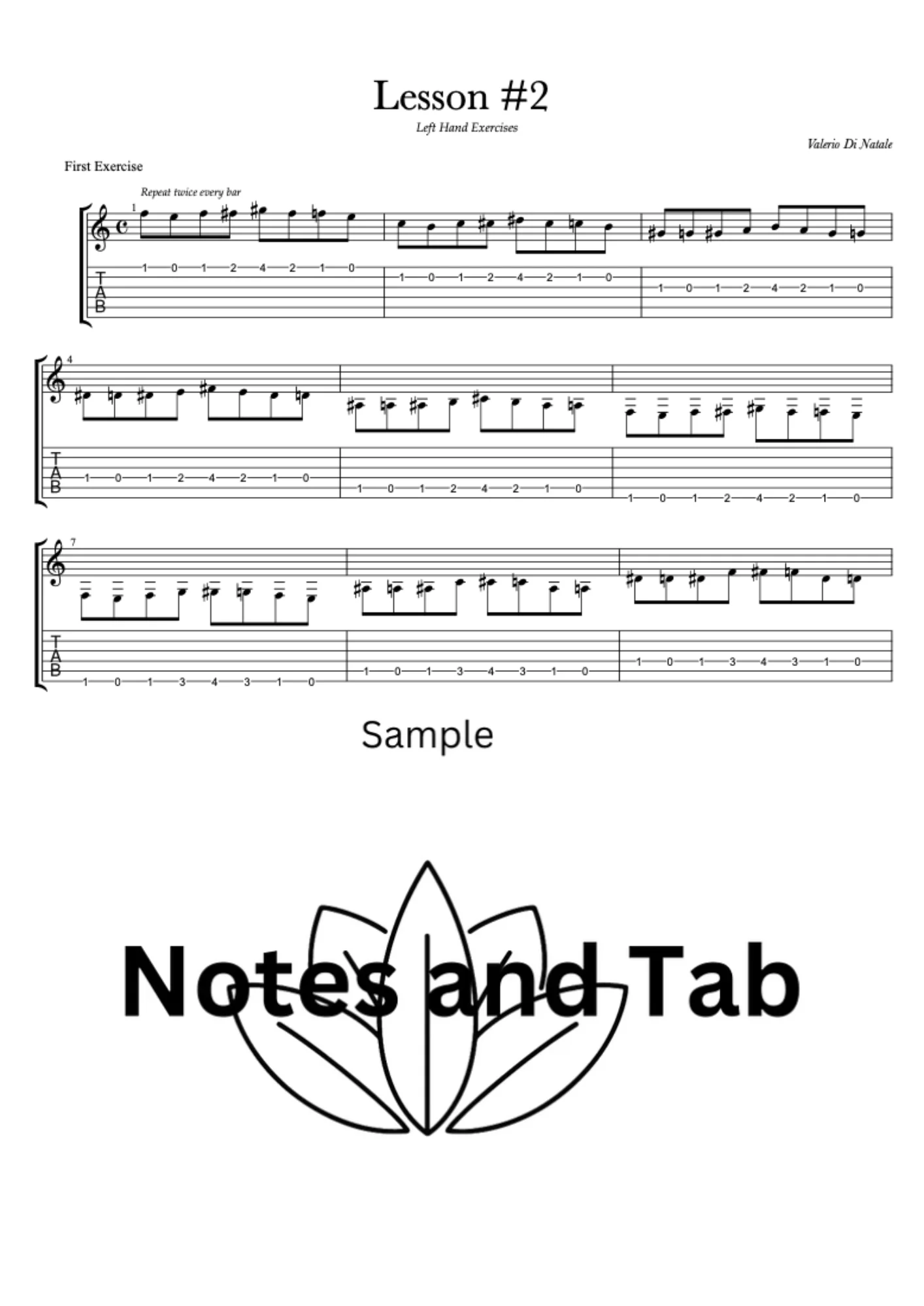 L.#2 - Left hand position exercises product image (1)