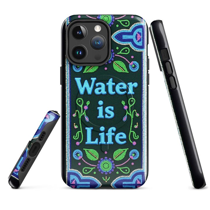 Floral Water is Life iPhone® Tough Case product image (4)