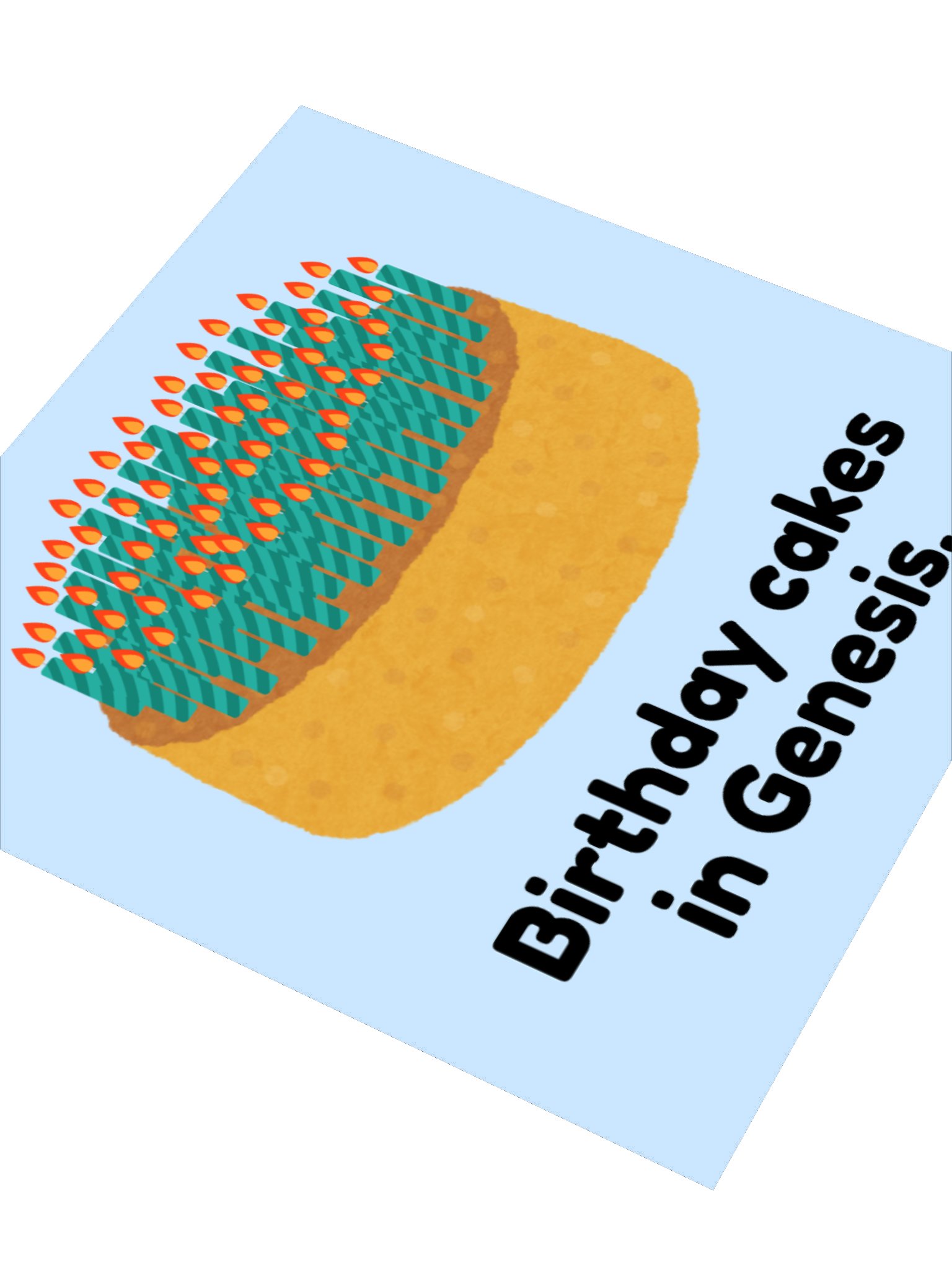 Birthday Cakes in Genesis - Sticker product image (4)