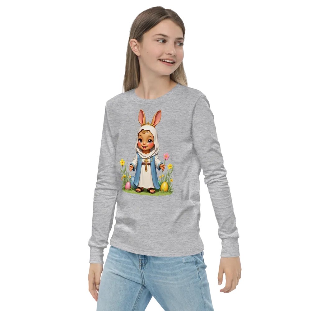 Easter Bunny Royalty Youth Long Sleeve Tee product image (22)