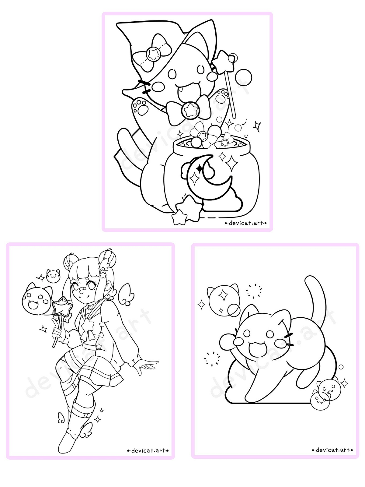 Coloring Page Bundle 8 | devicat