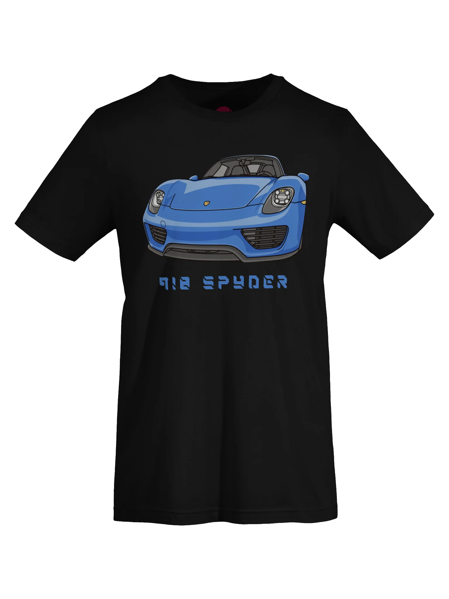 Blue Porsche 918 Spyder Shirt (Retro, Sketch, Silhouette) product image (59)