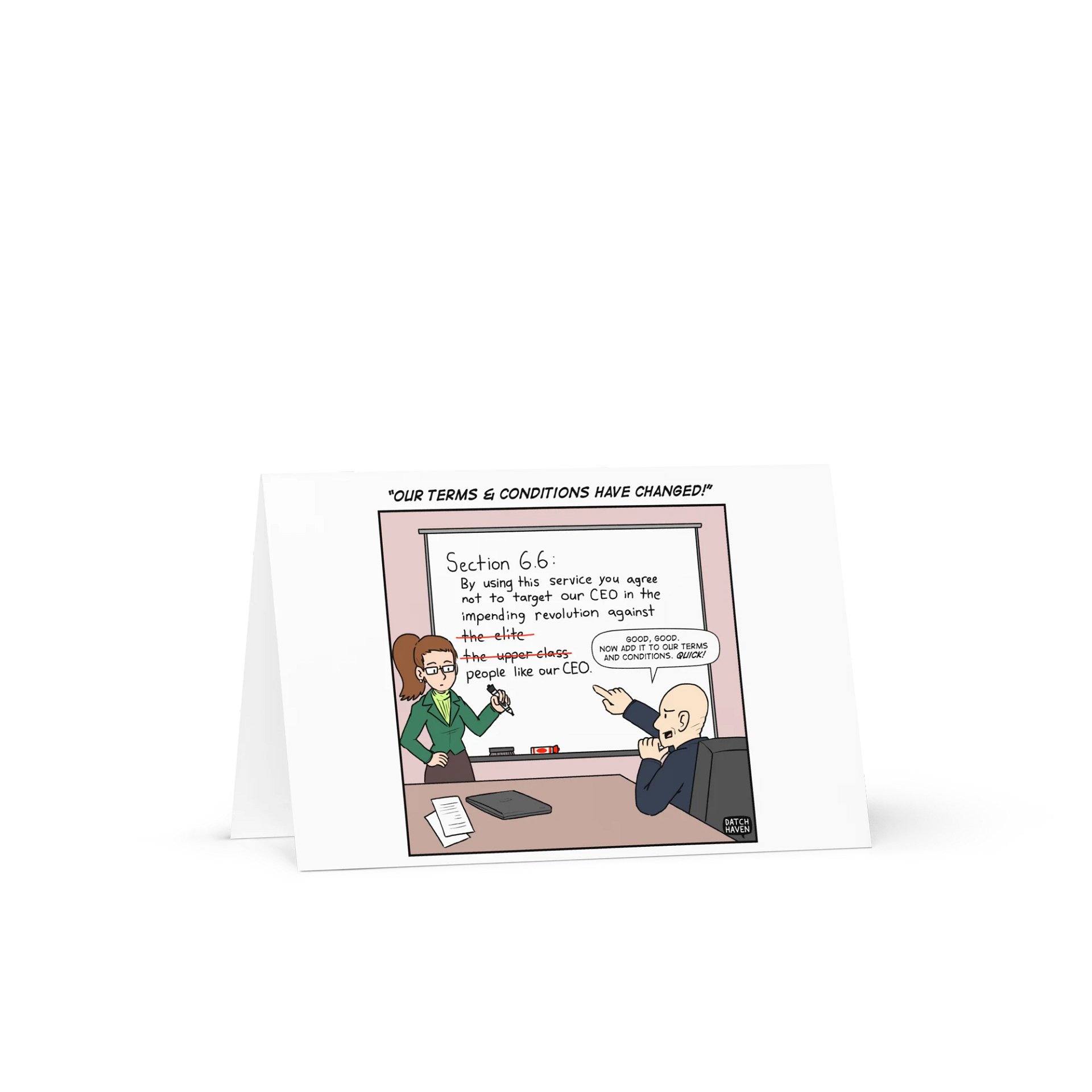"Our terms & conditions have changed!" card product image (1)