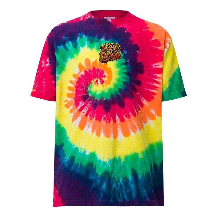KAY MY DOGG™ Embroidered Tie-Dye Streetwear Tee – Koloqua Heritage Collection product image (3)