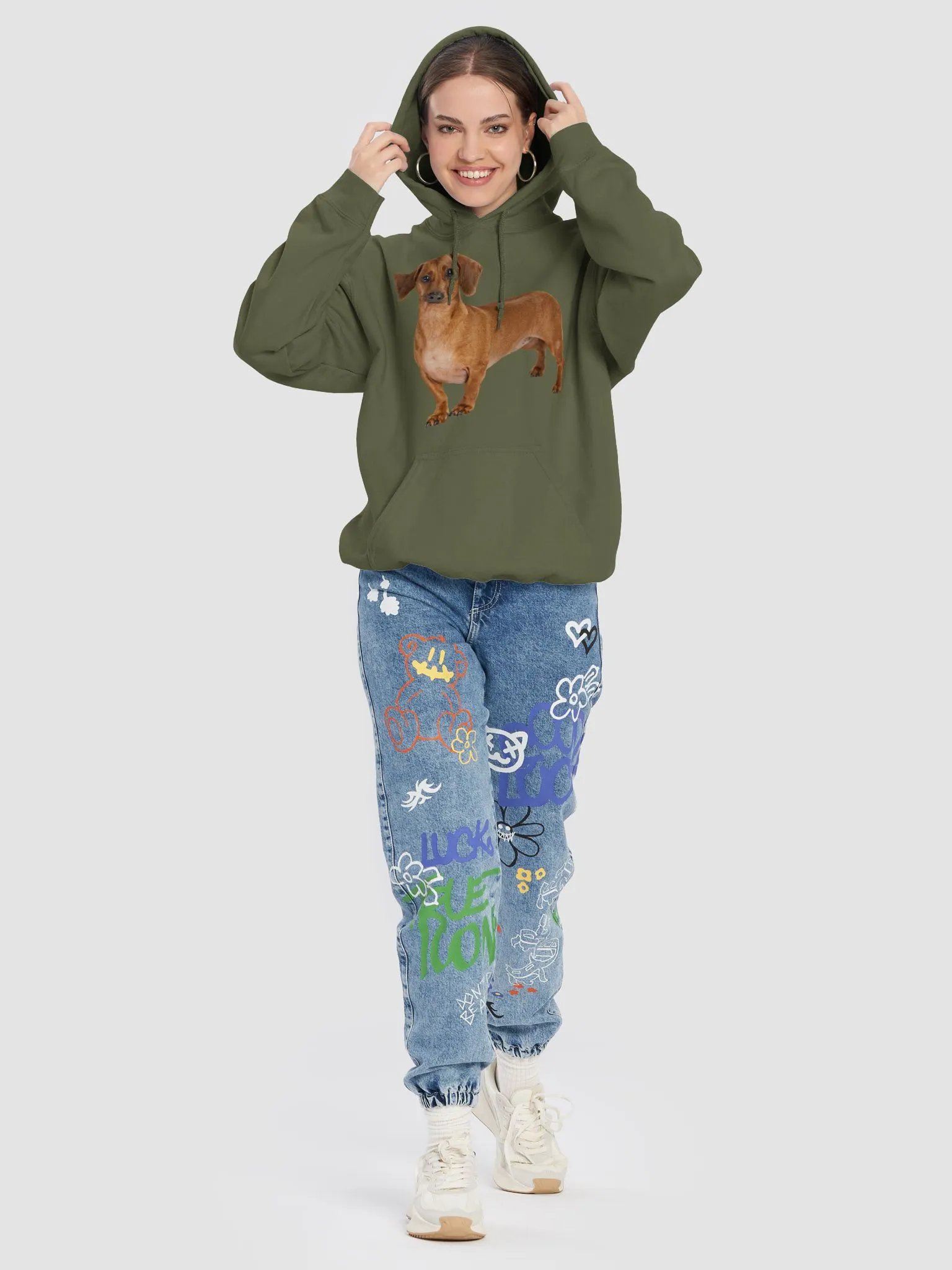 Unisex Dachshund Hoodie – Cozy Comfort with Dachshund Delight product image (71)